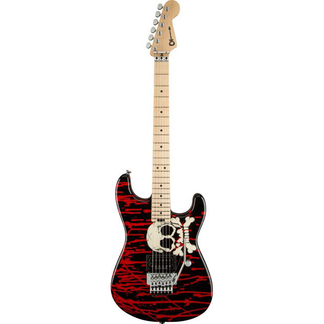 Charvel WARREN DEMARTINI Signature BLOOD AND SKULL PRO-MOD Электрогитары