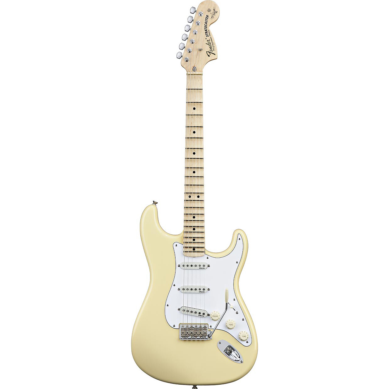 Fender YNGWIE MALMSTEEN Stratocaster MN Vintage White Электрогитары