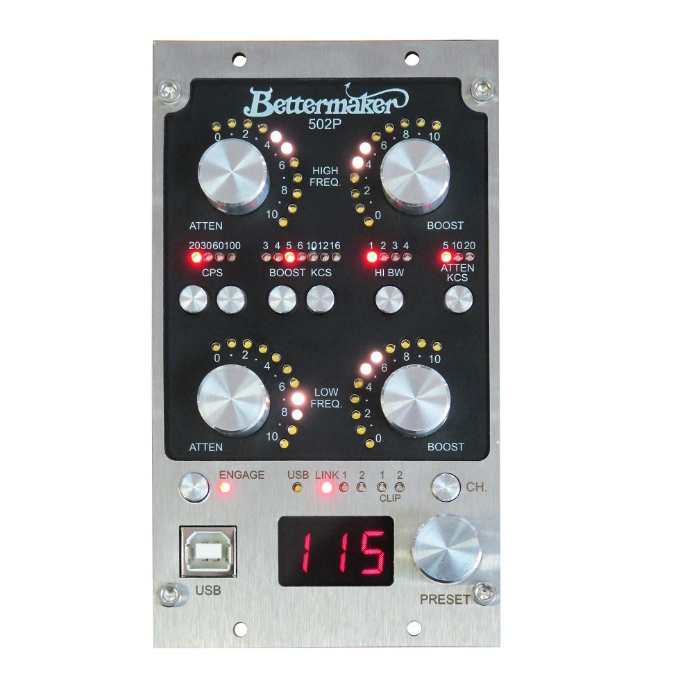 Bettermaker EQ 502P Bettermaker EQ 502P Частотная обработка звука