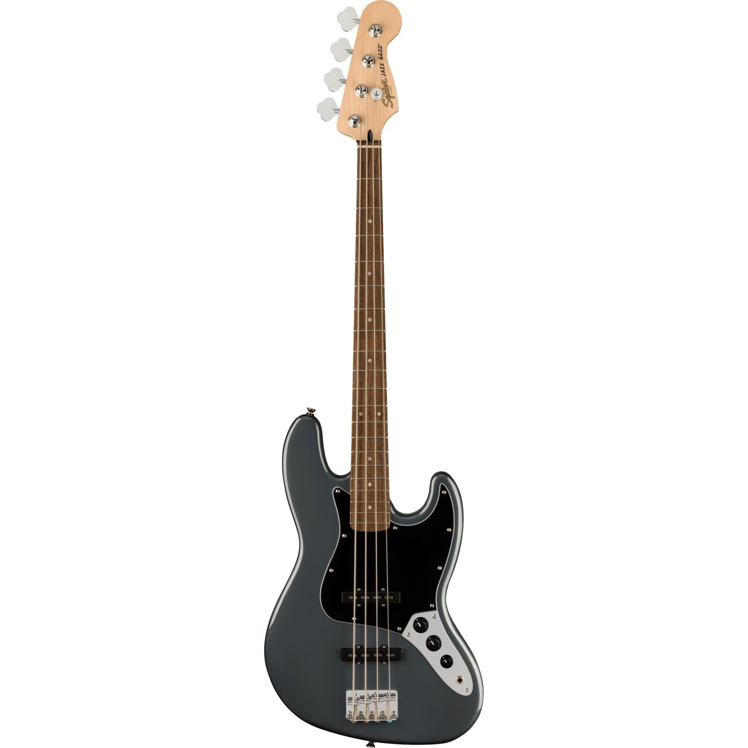 Fender Squier Affinity 2021 Jazz Bass LRL Charcoal Frost Metallic Бас-гитары