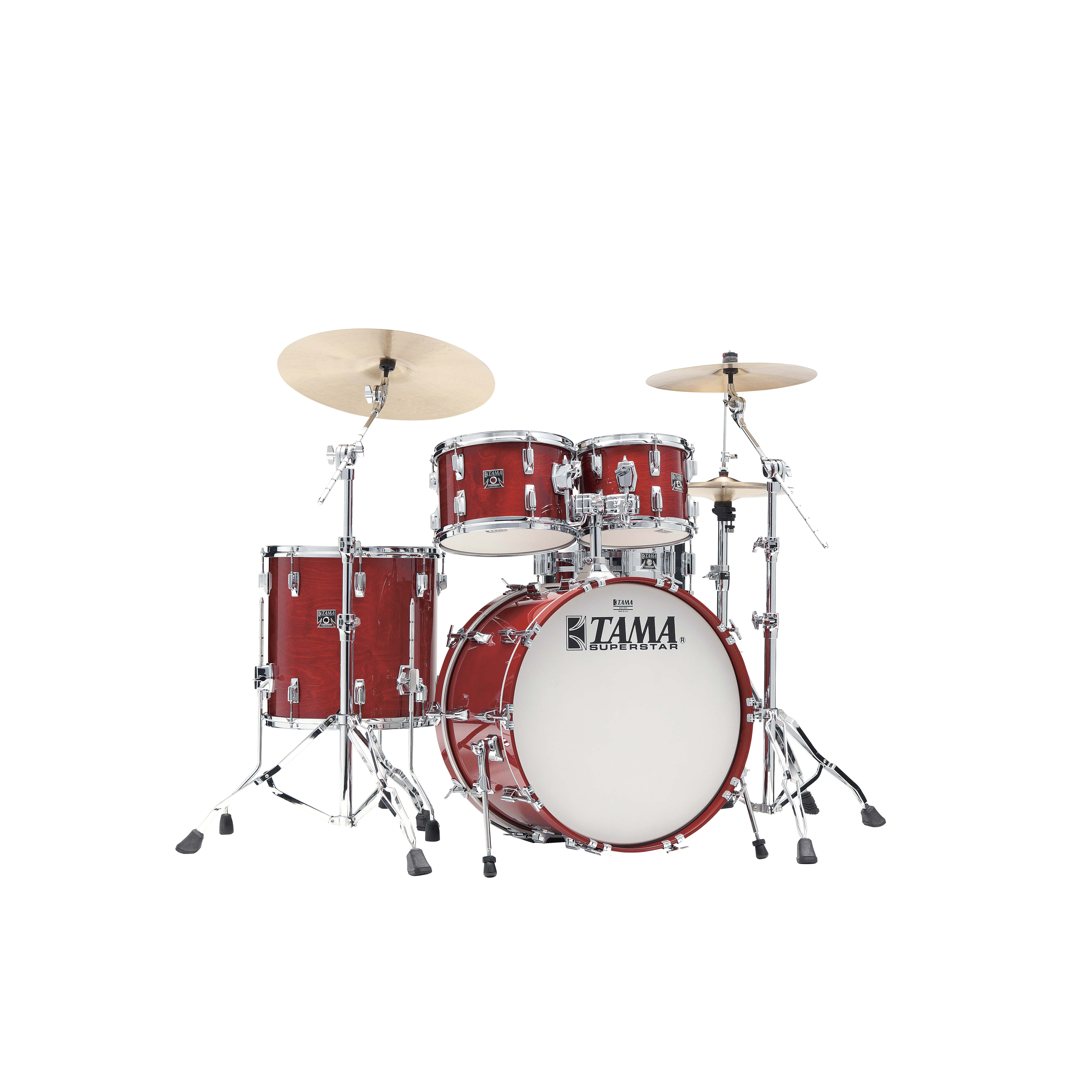 Tama SU42RS-CHW Superstar 4pc Drum Shell Kit, Cherry Wine Tama SU42RS-CHW Superstar 4pc Drum Shell Kit, Cherry Wine Акустические ударные установки, комплекты