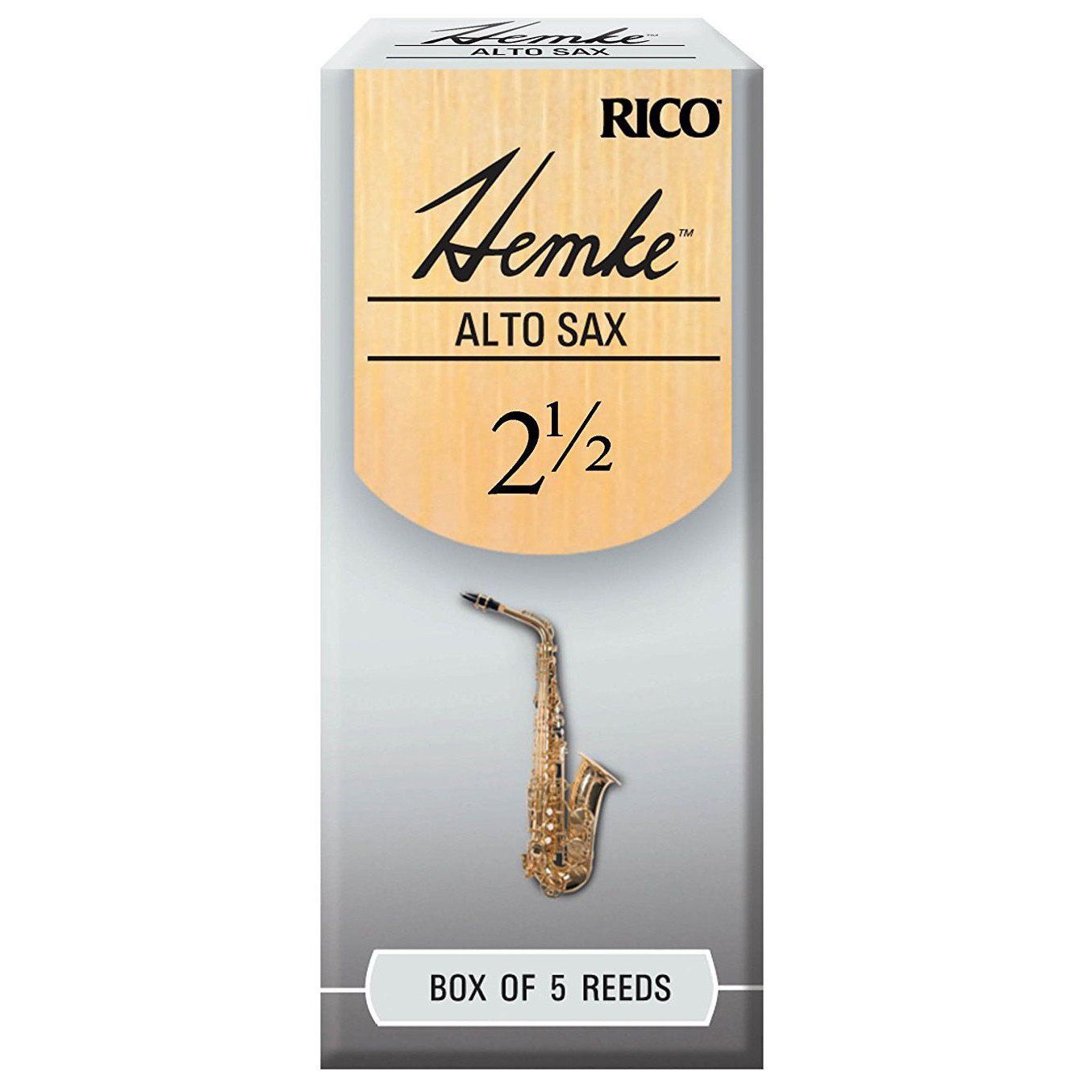 DAddario RHKP5ASX250 HEMKE, ALTO, #2.5, 5 BX , 2.5, 5 Аксессуары для саксофонов