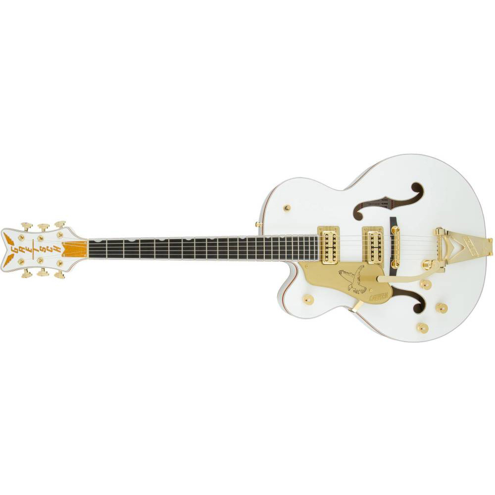 Gretsch G6636T Players Edition Falcon™ Center-Block Double Cutaway with Bigsby, FilterTron™ Pickups, White Электрогитары