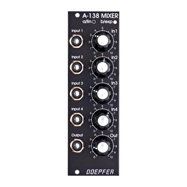Doepfer A-138bV Mixer Logarithm Vintage Edition Doepfer A-138bV Mixer Logarithm Vintage Edition Eurorack модули