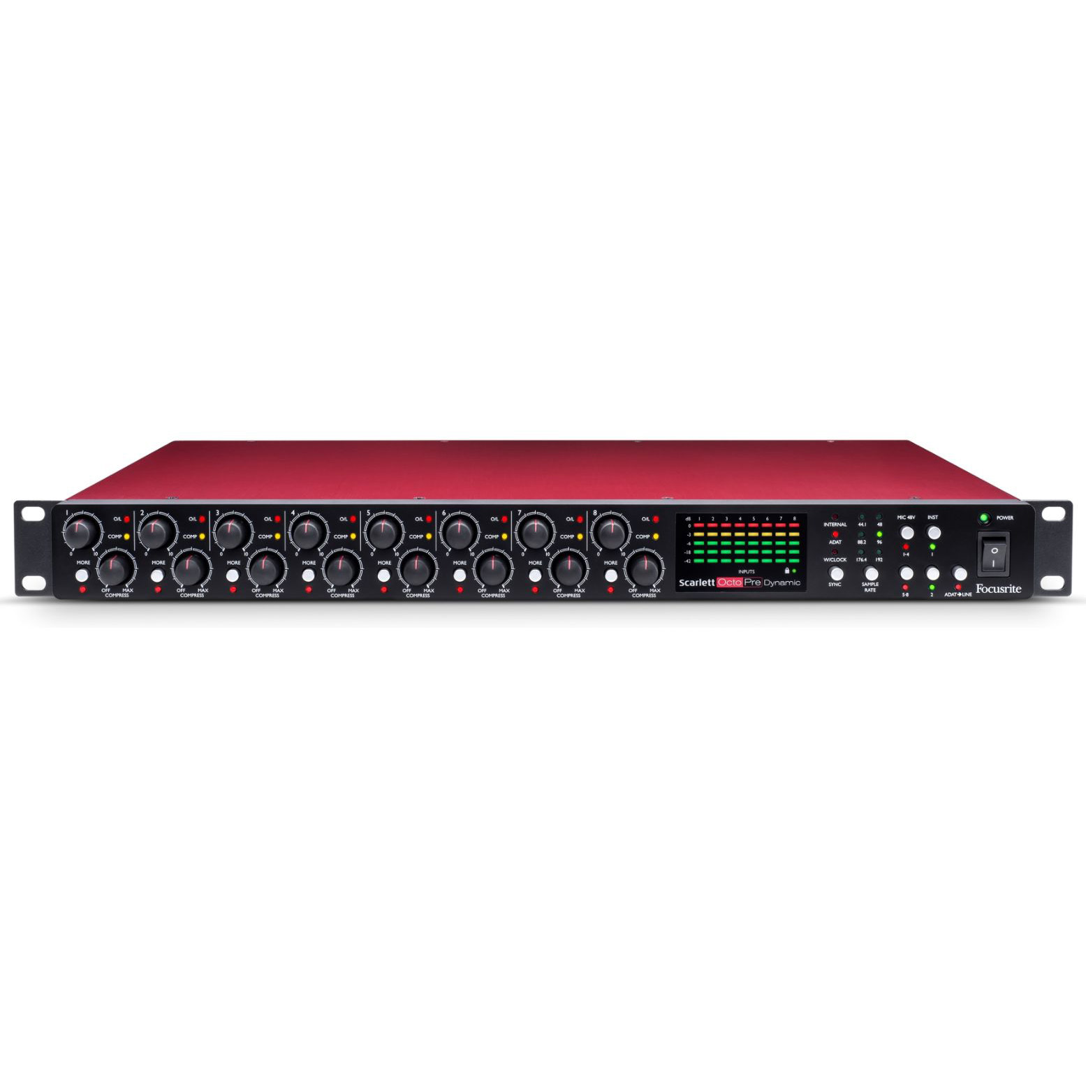 Focusrite Scarlett OctoPre Dynamic Focusrite Scarlett OctoPre Dynamic Предусилители