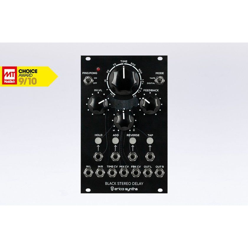 Erica Synths Black Stereo Delay Eurorack модули