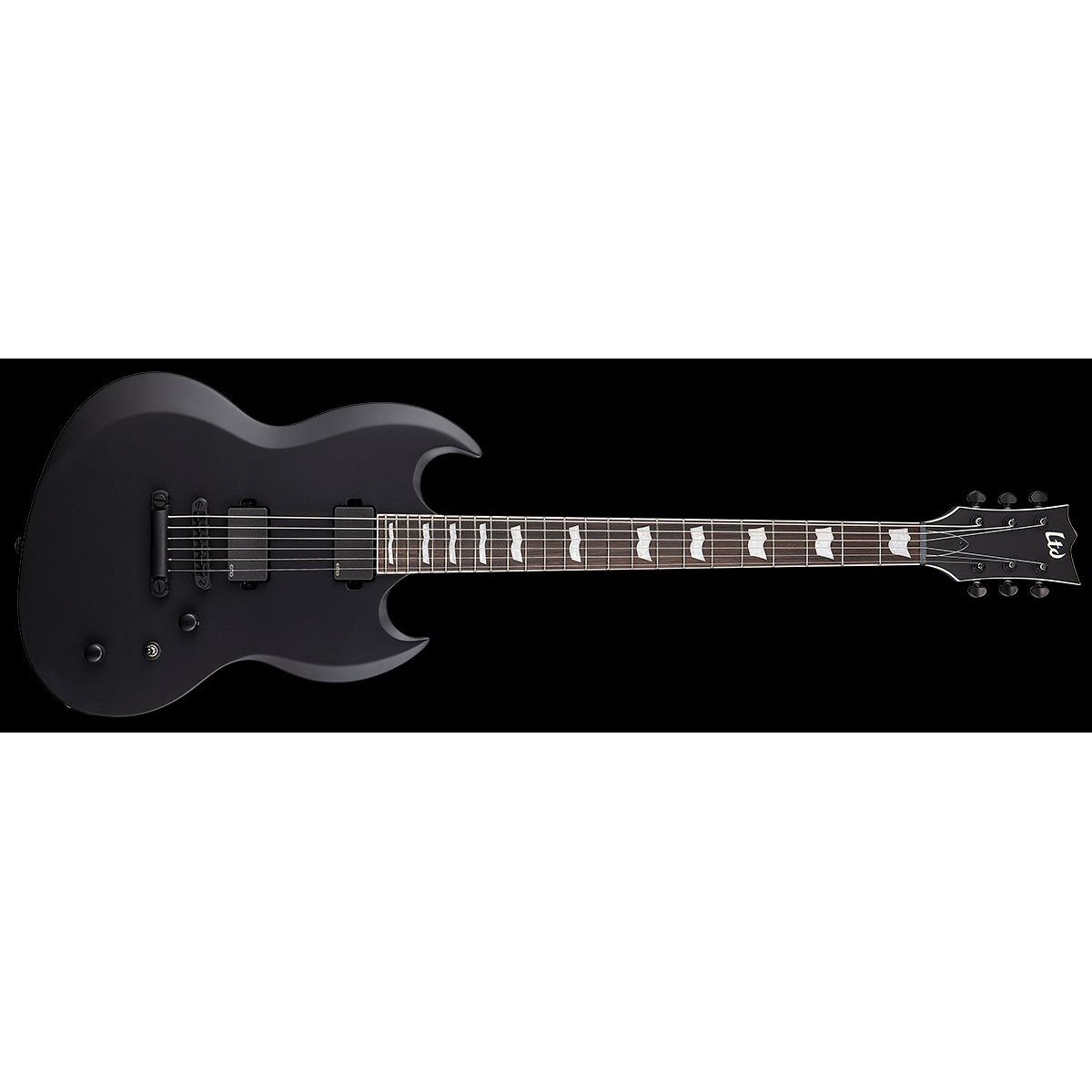ESP LTD VIPER-400 Baritone Black Satin Электрогитары