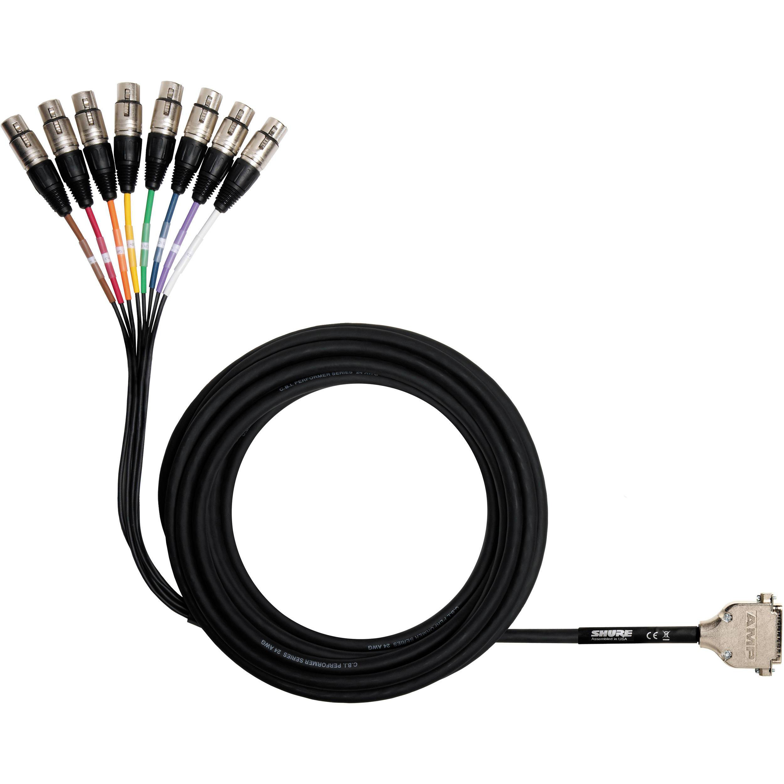Shure DB25-XLRF Shure DB25-XLRF Стойки, коммутация АС