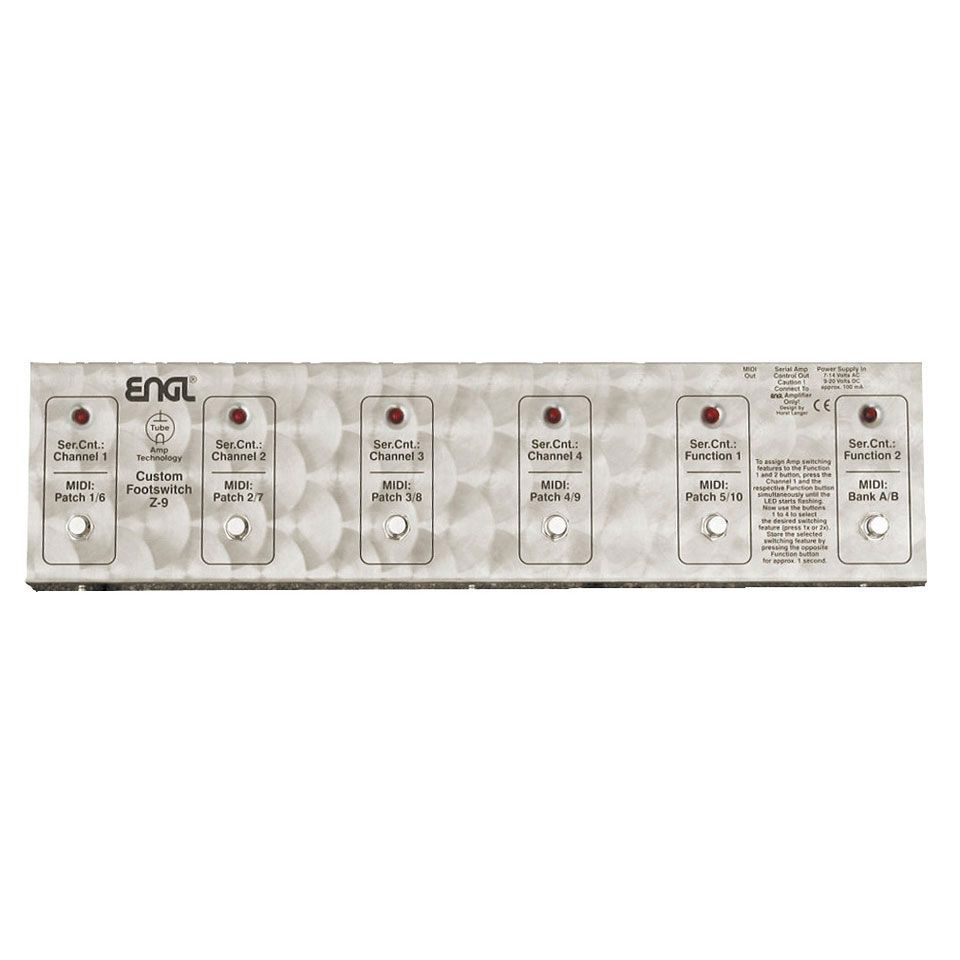 Engl Z9 MIDI Footswitch Оборудование гитарное
