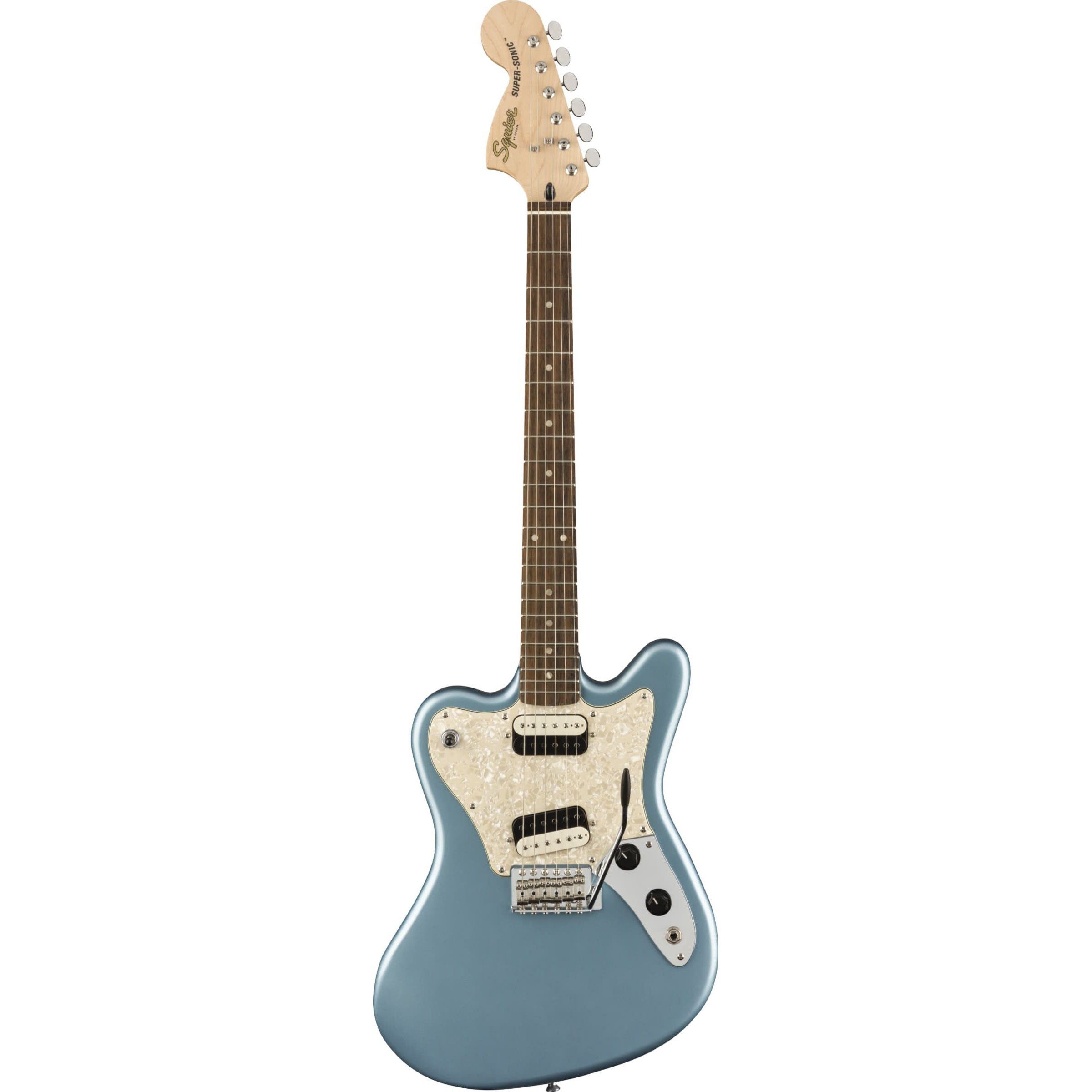 SQUIER Paranormal Super-Sonic™, Laurel Fingerboard, Ice Blue Metallic Электрогитары