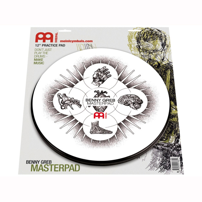 Meinl Mpp-12-bg 12 Master Pad, Benny Greb Тренировочные наборы и пэды