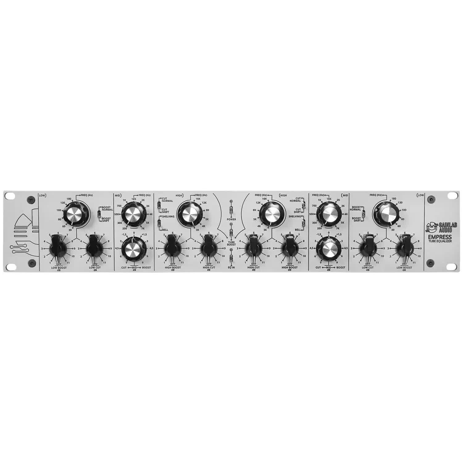 Gainlab Audio Empress 2x3-Band Tube Equalizer Gainlab Audio Empress 2x3-Band Tube Equalizer Частотная обработка звука
