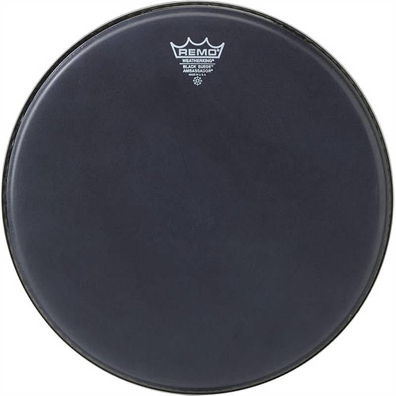 Remo BA-0810-ES- AMBASSADOR®, Black SUEDE™, 10 Diameter Пластики для малого барабана и томов