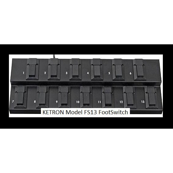 Ketron FS13 EFFECTS PEDAL Ketron FS13 EFFECTS PEDAL Цифровые рабочие аудио станции