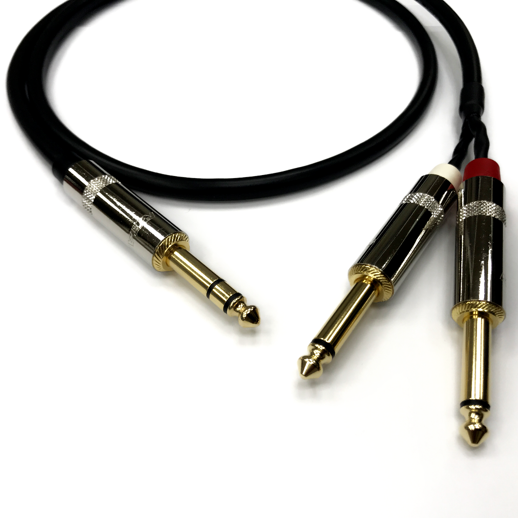 Кабель Jack 6.3 mm TRS - 2 Jack 6.3 mm mono Rean - длина на заказ Кабель Jack 6.3 mm TRS - 2 Jack 6.3 mm mono Rean - длина на заказ 1. Jack 6.3 mm TRS - 2 Jack 6.3 mm mono