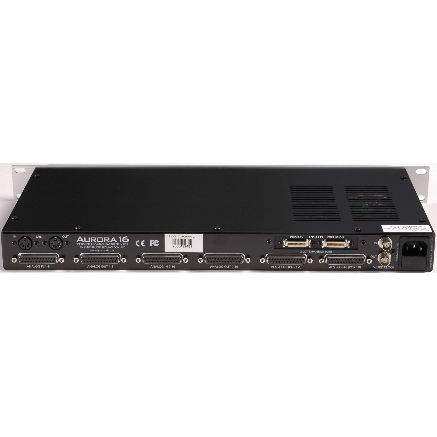 LynxStudio Aurora 16 HD LynxStudio Aurora 16 HD АЦ-ЦА преобразователи