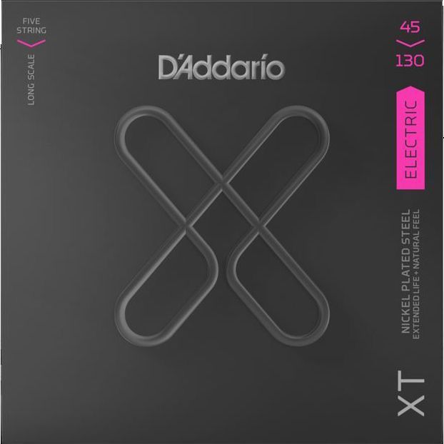 DAddario XTB45130 SET 5STR BASS XT NKL 45-130 L Струны для бас-гитар