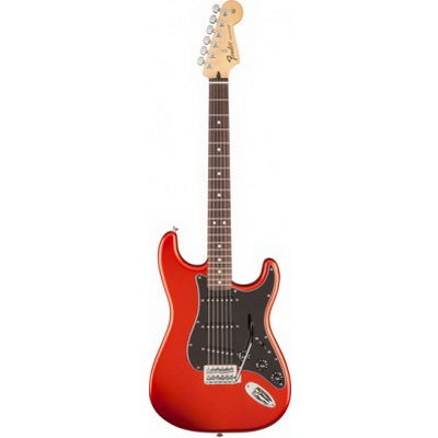 Fender Standard Stratocaster RW Satin Flame Orange Электрогитары