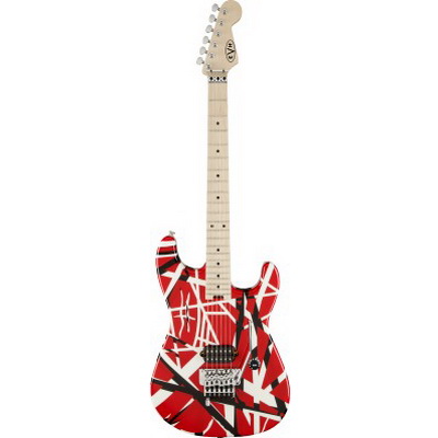 EVH STRIPE Series Red WITH Black & White STRIPES Электрогитары