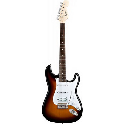Fender Squier Bullet Strat Tremolo HSS - RW - Brown Sunburst Электрогитары