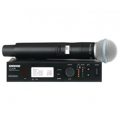 Shure ULXD24E/BETA58 K51 606 - 670 MHz Радиомикрофоны