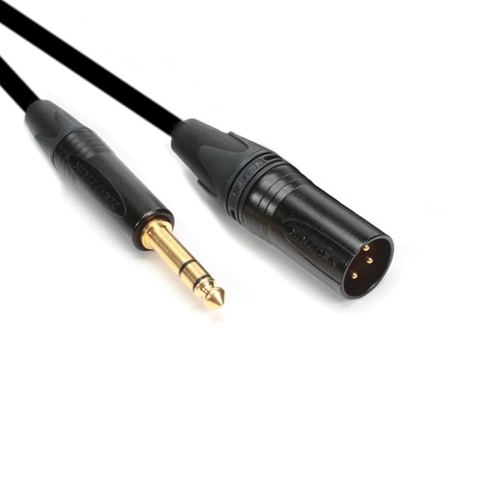 7m Jack 6.3 mm 1/4 TRS - XLR male Neutrik Pro Premuim профессиональный балансный аудио кабель 7m Jack 6.3 mm 1/4 TRS - XLR male Neutrik Pro Premuim профессиональный балансный аудио кабель Кабели Jack 6.3 mm TRS - XLR male (mon3)