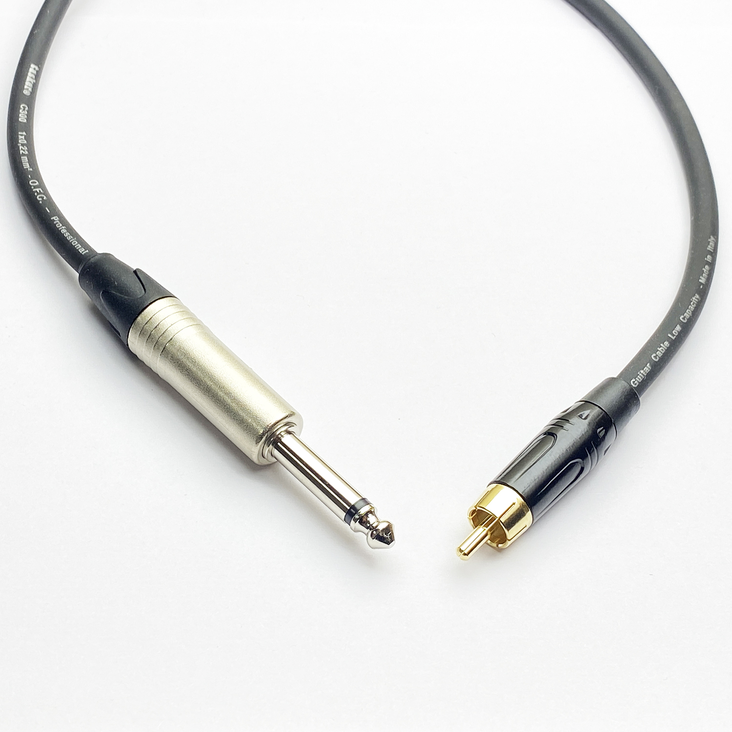 Длина на заказ Jack 6,3 mm 1/4 mono TS - RCA male AVL Pro Performance - профессиональный аудио кабель Кабели RCA male - Jack 6,3 mm mono (mon4)