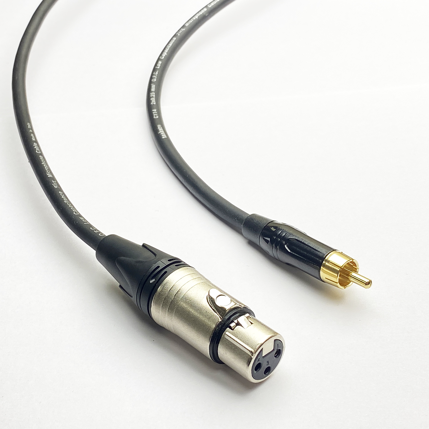Длина на заказ XLR female - RCA male AVL Pro Performance - профессиональный аудио кабель Кабели XLR female - RCA male (mon7)