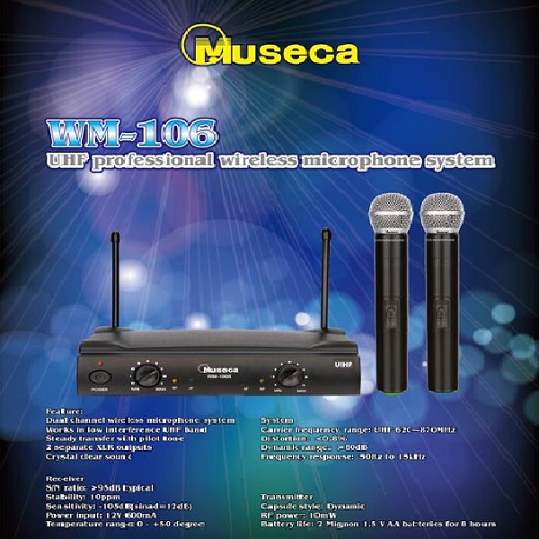 MUSECA WM-106 HH Радиомикрофоны
