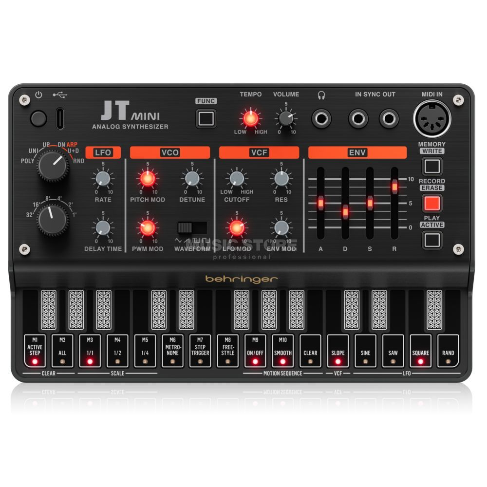 Behringer JT Mini Behringer JT Mini Настольные аналоговые синтезаторы