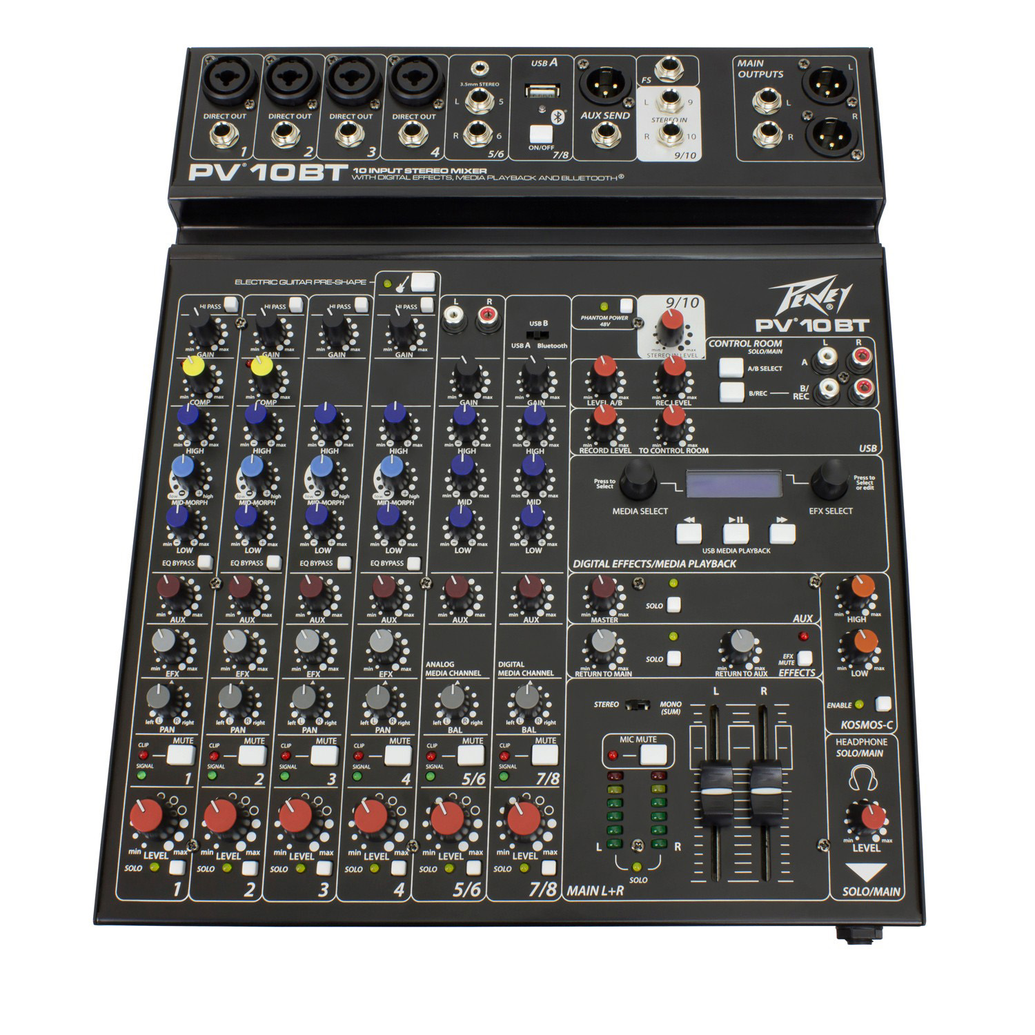 Peavey PV 10 BT Peavey PV 10 BT Аналоговые микшеры