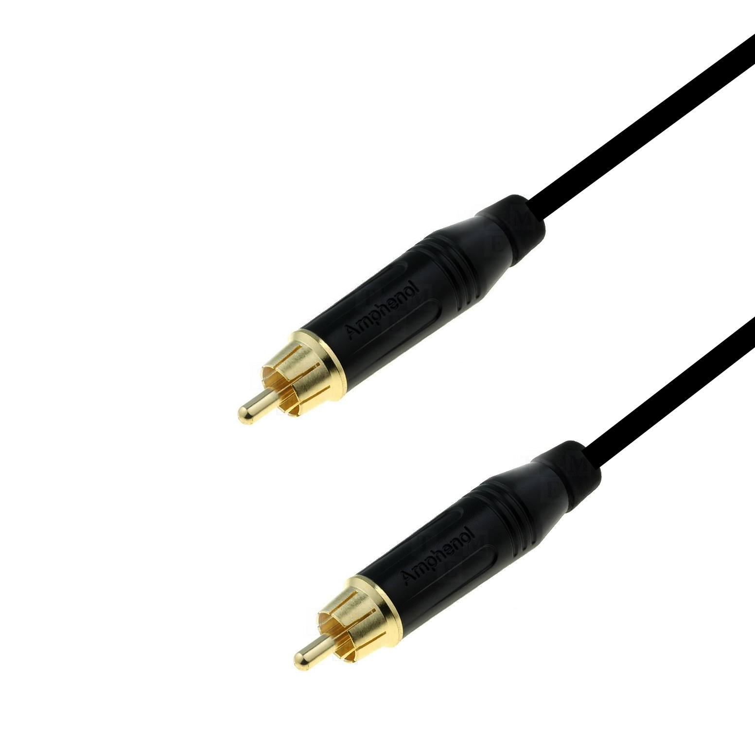 Кабель межблочный RCA male - RCA male Amphenol 5m MMAG (собственное производство)