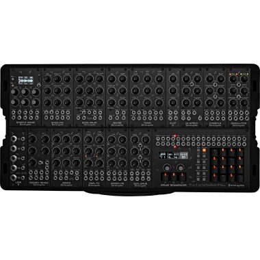 Erica Synths Techno System in Carbon Fiber Travel Case (EU plug) Различное Музыкальное Оборудование