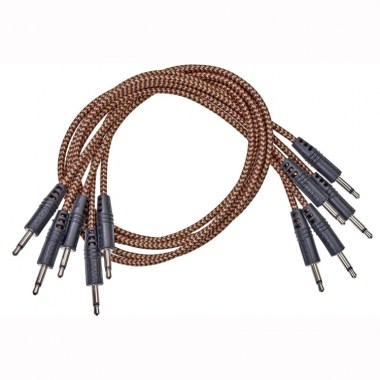CablePuppy cable 60 cm (5 Pack) black-brown Аксессуары для музыкальных инструментов