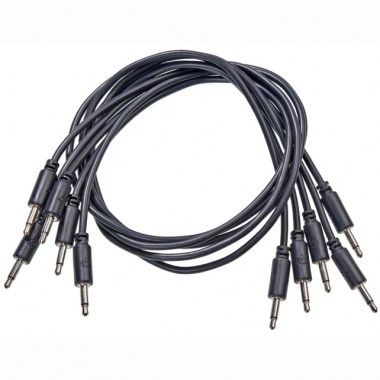 Black Market Modular Patch Cable 5-pack 25 cm black Аксессуары для музыкальных инструментов