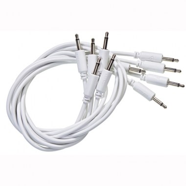 Black Market Modular Patch Cable 5-pack 50 cm white Аксессуары для музыкальных инструментов