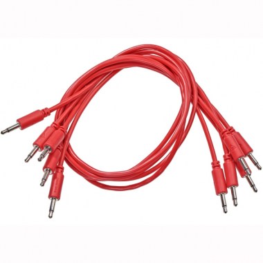 Black Market Modular Patch Cable 5-pack 50 cm red Аксессуары для музыкальных инструментов