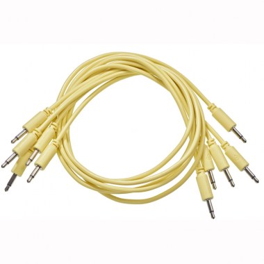 Black Market Modular Patch Cable 5-pack 50 cm yellow Аксессуары для музыкальных инструментов