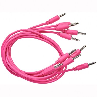 Black Market Modular Patch Cable 5-pack 75 cm pink Аксессуары для музыкальных инструментов