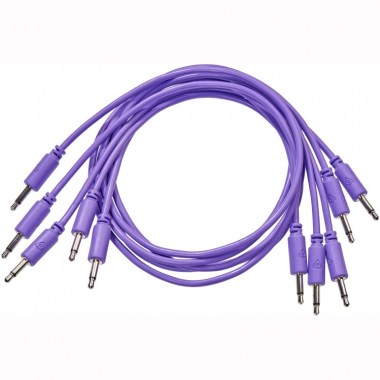 Black Market Modular Patch Cable 5-pack 100 cm violet Аксессуары для музыкальных инструментов