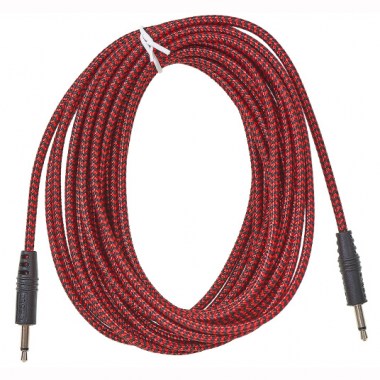 CablePuppy cable 500 cm red-black Аксессуары для музыкальных инструментов