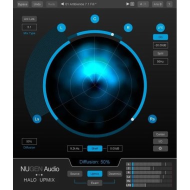 Nugen Audio Halo Upmix Цифровые лицензии