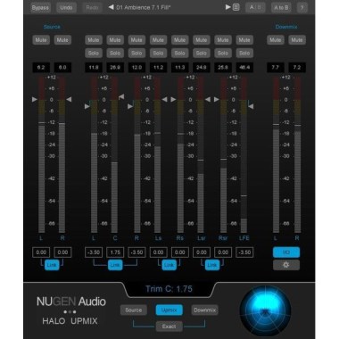 Nugen Audio Halo Upmix Цифровые лицензии