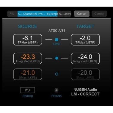 Nugen Audio LM-Correct 2 Цифровые лицензии