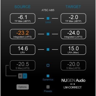 Nugen Audio LM-Correct 2 DynApt Extension Цифровые лицензии