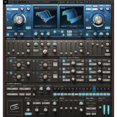 Waves Codex Wavetable Synth Цифровые лицензии