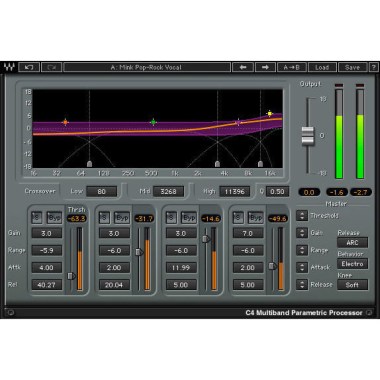 Waves C4 Multiband Compressor Цифровые лицензии