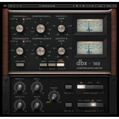 Waves dbx 160 Compressor / Limiter Цифровые лицензии