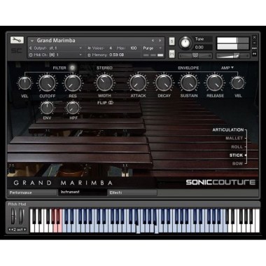 Soniccouture Grand Marimba Цифровые лицензии