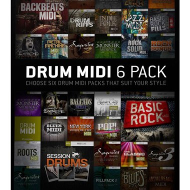 Toontrack Drum Midi 6 Pack Цифровые лицензии